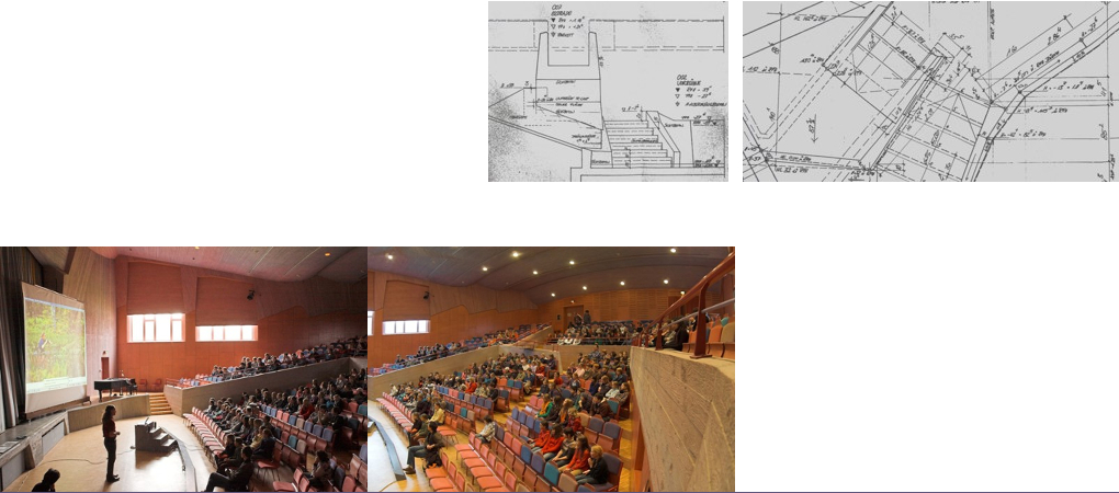 Fotos Aula Waldorfschule und 2 Treppenzeichnungen.